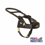 Guide and Assistance Leather Dog Harness