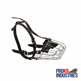 Wire Basket Dog Muzzle for Comfortable Walking and Training