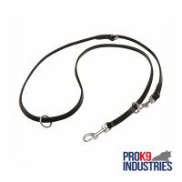 Best Leather Dog Leash - Multimode Dog lead with Stainless Steel Snap Hook