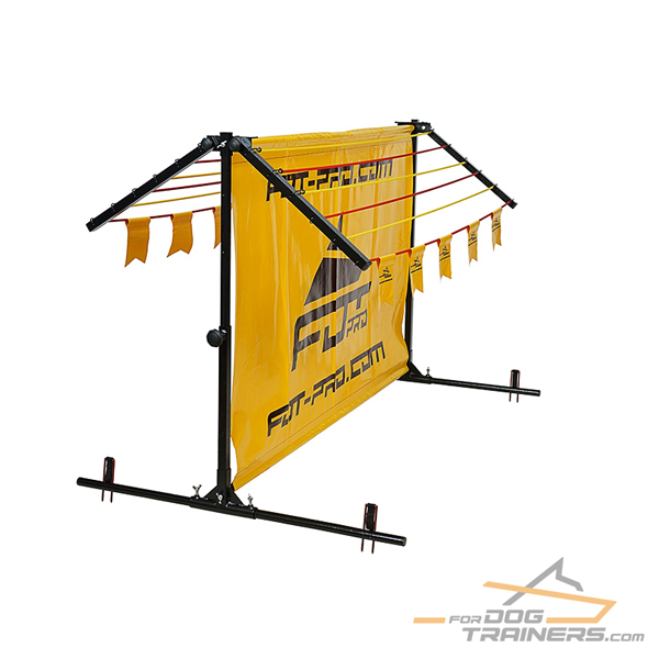 Aluminum/Polyster Barrier For training with Adjustable/ Removable Top