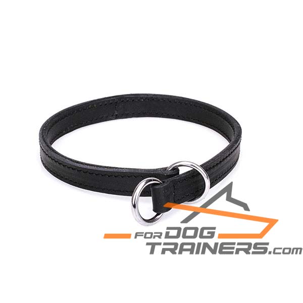 “Happy Trainer” Stitched Obedience Training Choke Dog Collar