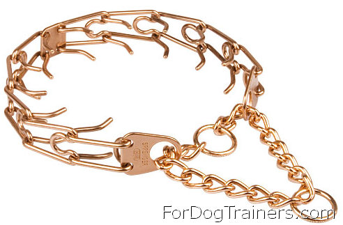 Curogan Dog Prong Collar - 1/8 inch (3.25 mm) Herm Sprenger Pinch Collar